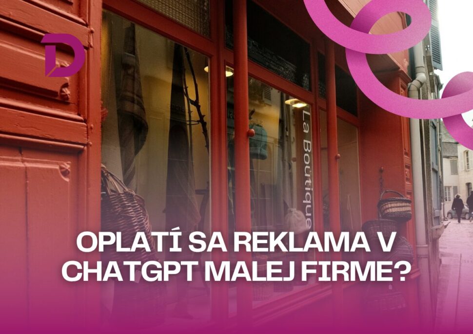 Oplatu00ed sa reklama v ChatGPT malej firme